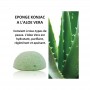 Eponge KONJAC à l'Aloe Vera