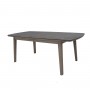 Table extensible COPENHAGUE en Durateck - Plateau en HPL ardise