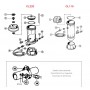 Hayward Chlorinator und Brominator Abdeckung O-Ring n°6 Ref CLX110K