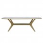 Table en teck 225cm SELVA 6-8 places