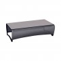 Jet Stream Couchtisch 120cm aus Batyline Eden Schiefer Leinwand