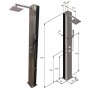 Douche solaire façade inox Trinidad 25L