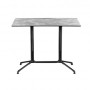 Horizon table haute Allure plateau HPL 115x69 cm Ciment