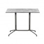 Horizon table haute Gordes plateau HPL 115x69 cm Ciment