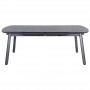 Table extensible COPENHAGUE 200-300cm alu gris HPL ardoise TA04207