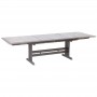 Table extensible HEGOA 190-280cm aluminium muscade